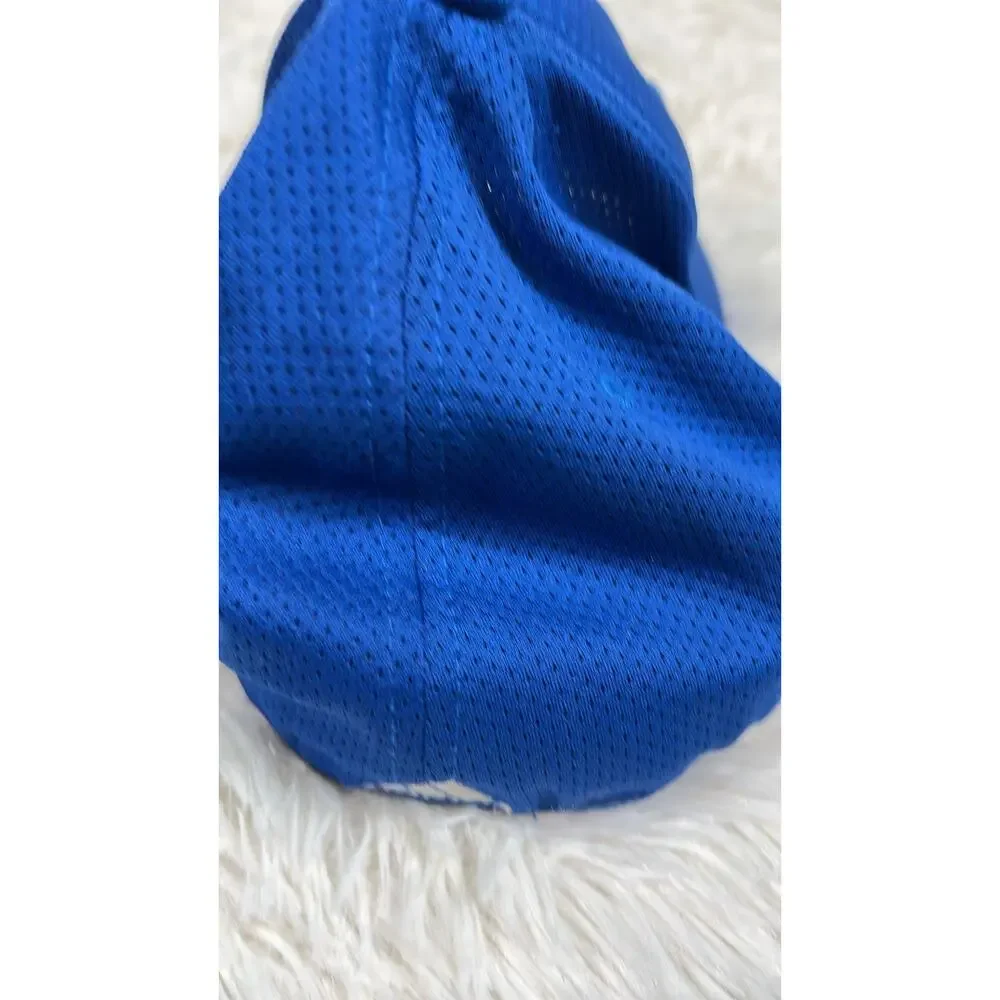 Adidas Hat Cap Fitted Mens XL Blue Aeroready Flex Athletic Golf Mesh Embroidered
